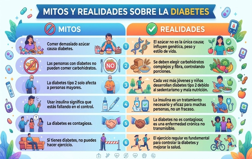 Mitos y Realidades sobre la Diabetes
